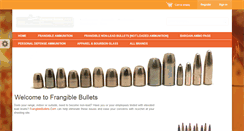 Desktop Screenshot of frangiblebullets.com